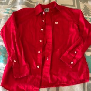 Boys red Cinch size M